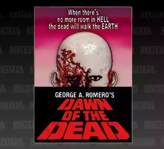 Dawn of the Dead 1978 Poster 3D model
