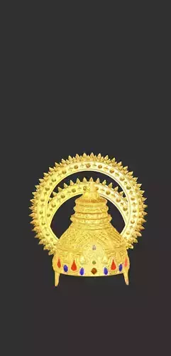 Indian Crown 3d Model