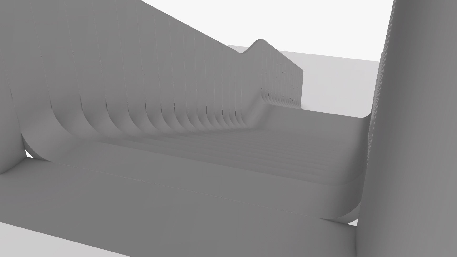 Organic Fluid Stairs 3D model_23