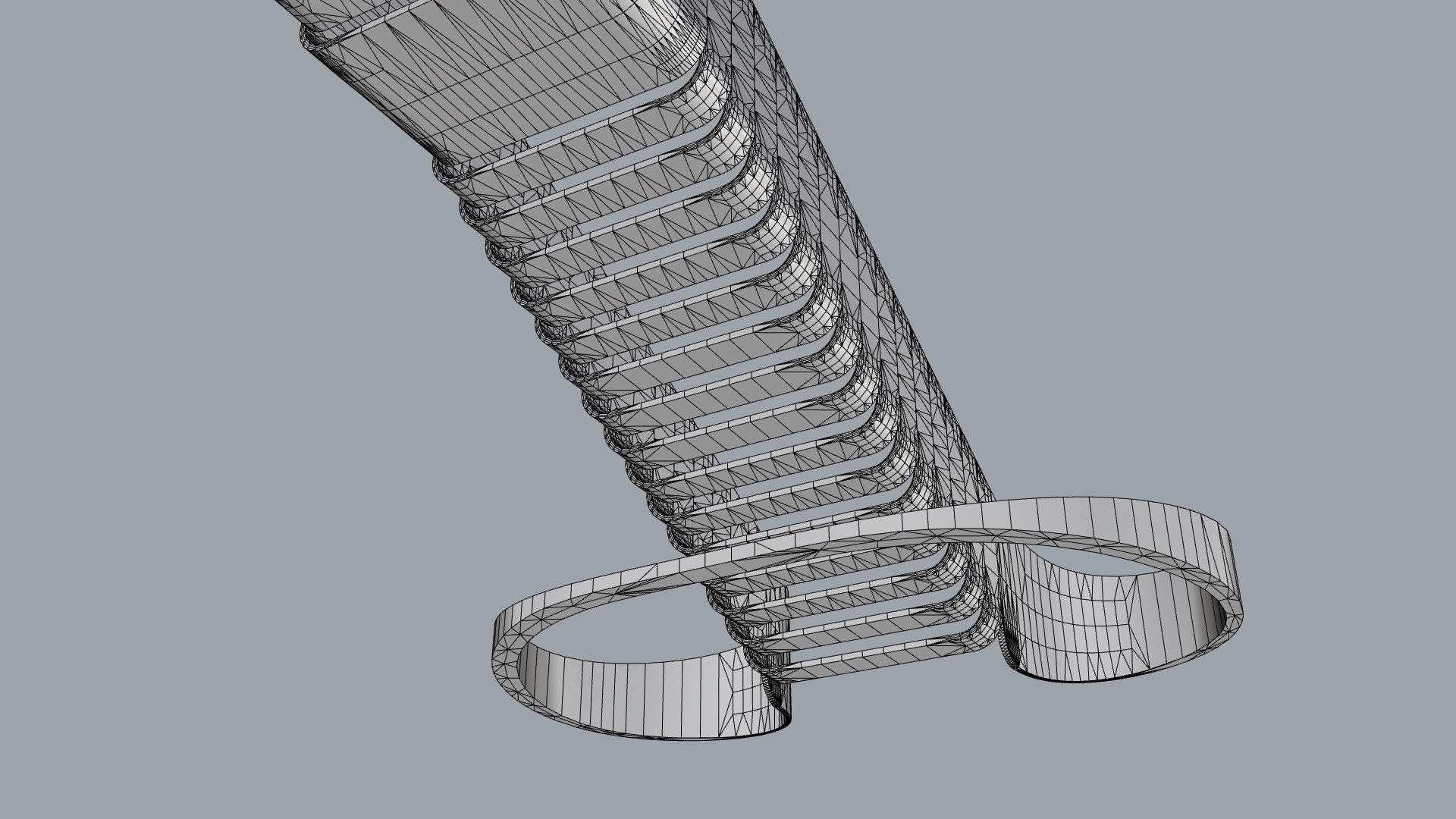 Organic Fluid Stairs 3D model_51