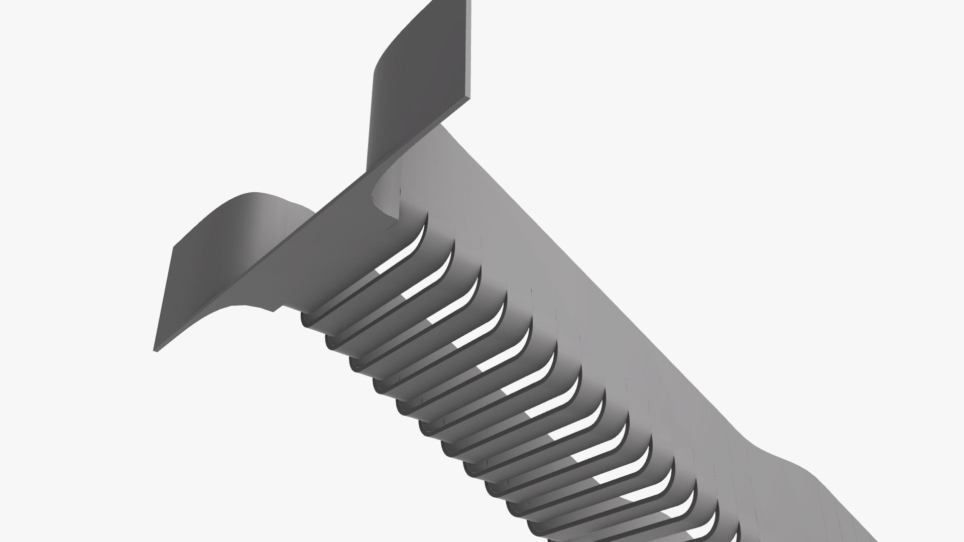 Organic Fluid Stairs 3D model_27