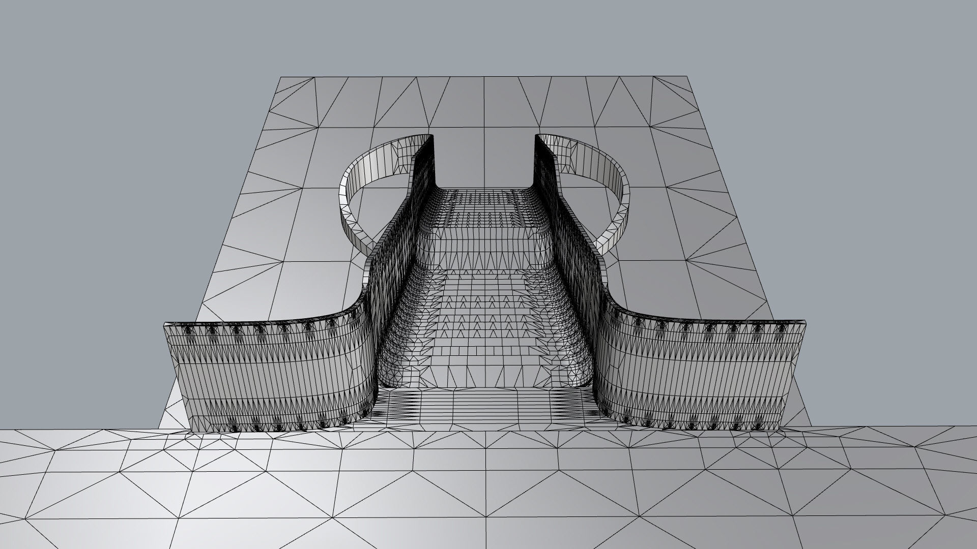 Organic Fluid Stairs 3D model_36