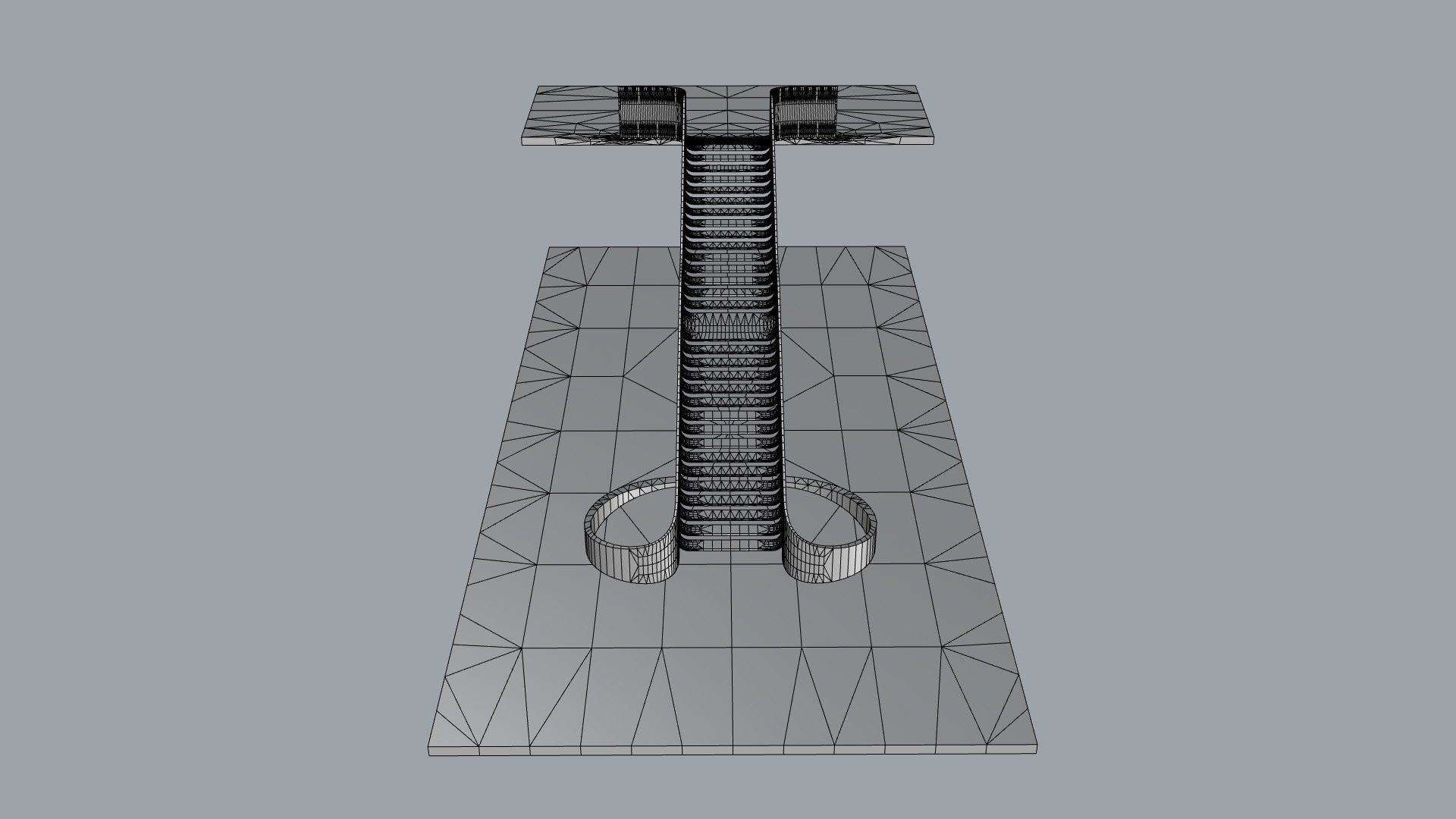 Organic Fluid Stairs 3D model_46