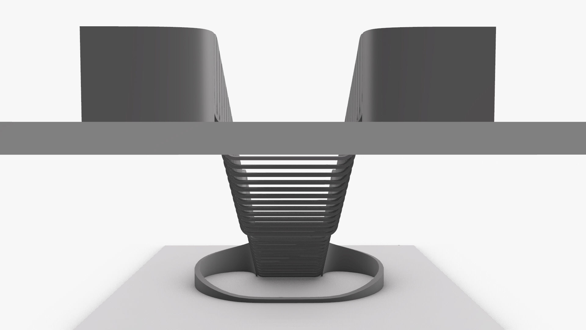 Organic Fluid Stairs 3D model_22