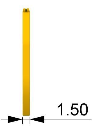 Anel Hexagono A1022 do aro 14 ao 24 3D print model_5