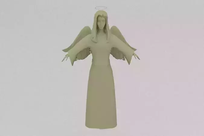 Christmas angel 3D print model