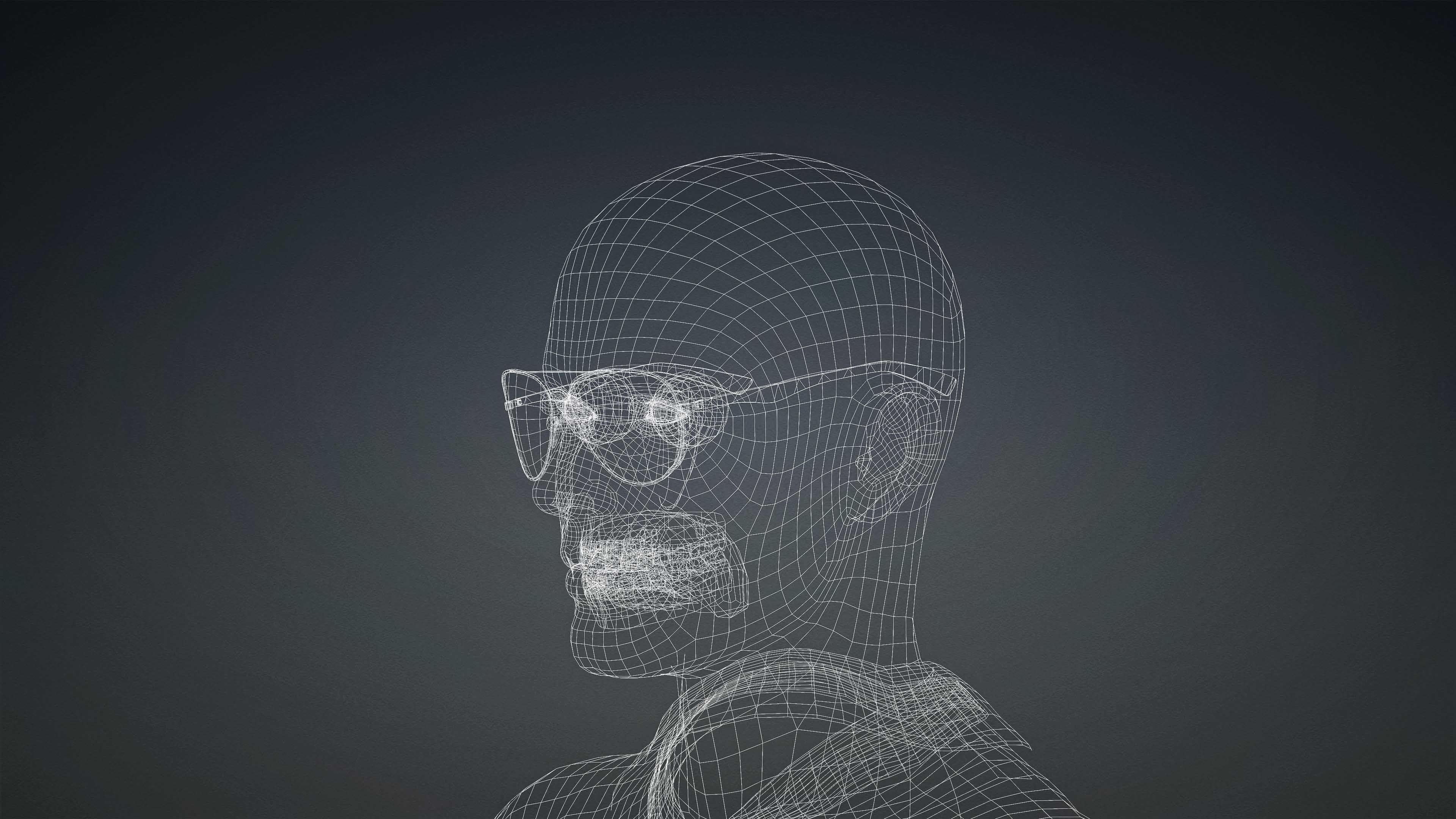 High Quality Realistic Male Shirt Tie Semi Formal Low-poly 3D model_11