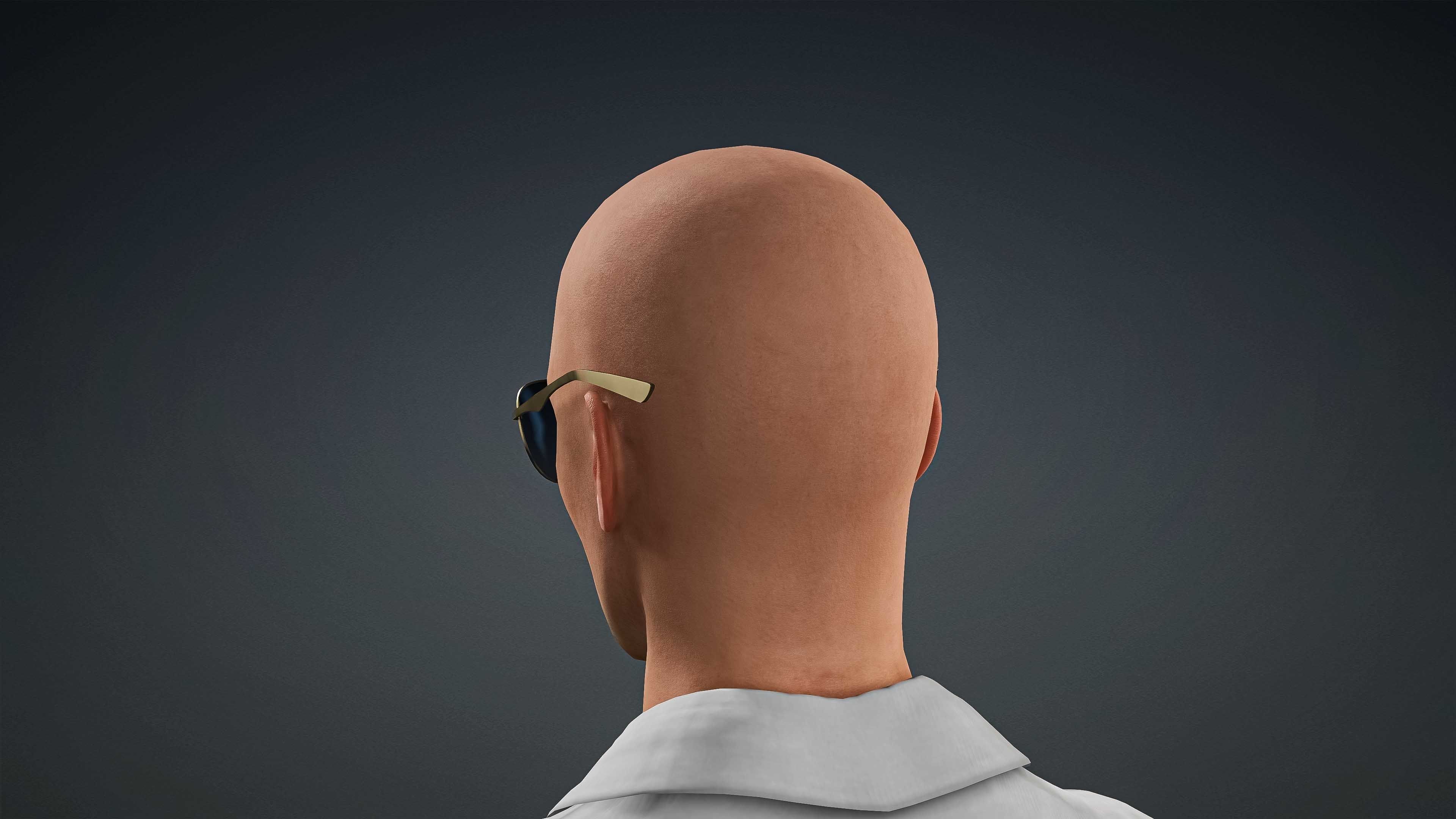 High Quality Realistic Male Shirt Tie Semi Formal Low-poly 3D model_9