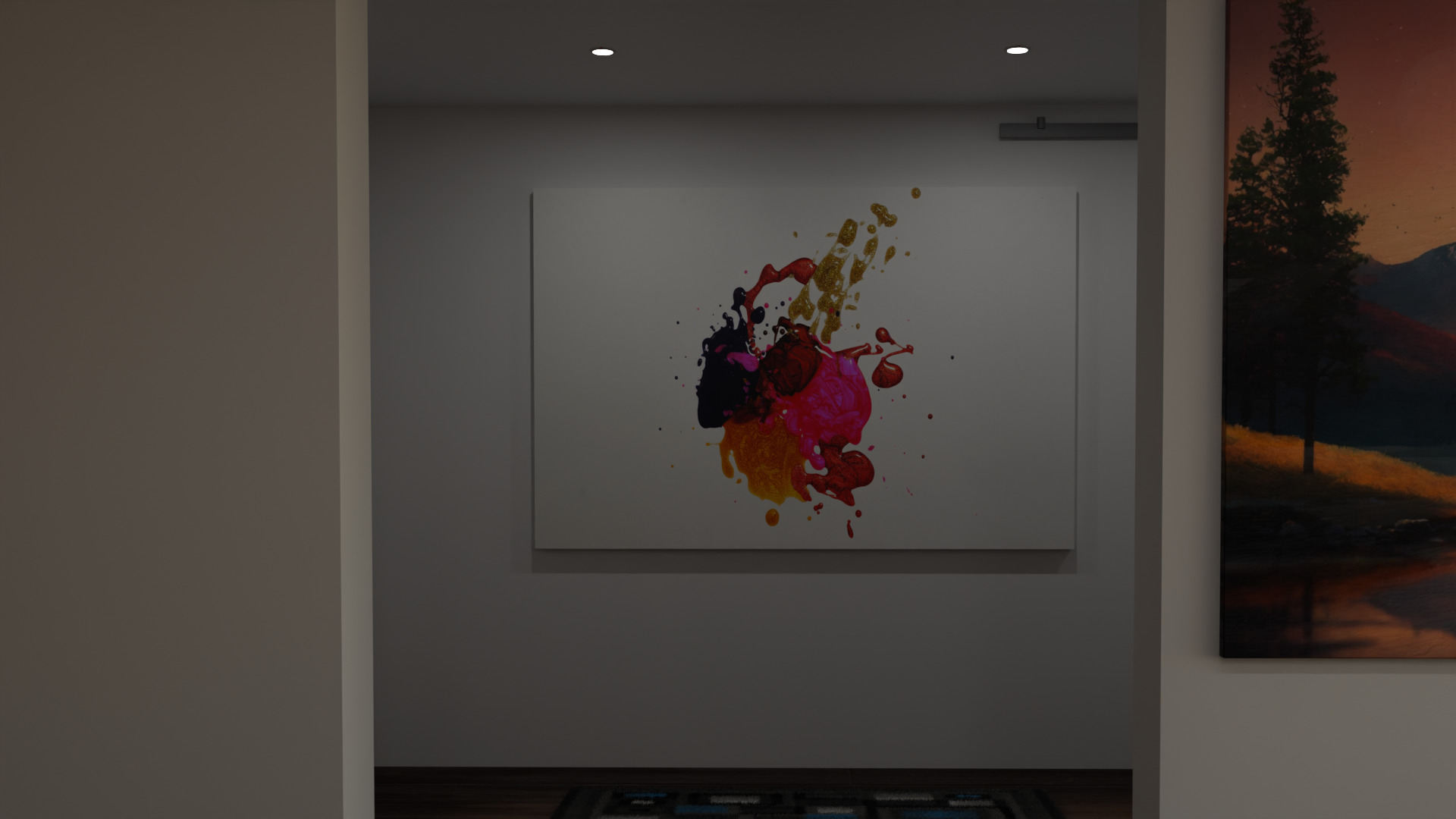 Modern House Interior 3D model_5