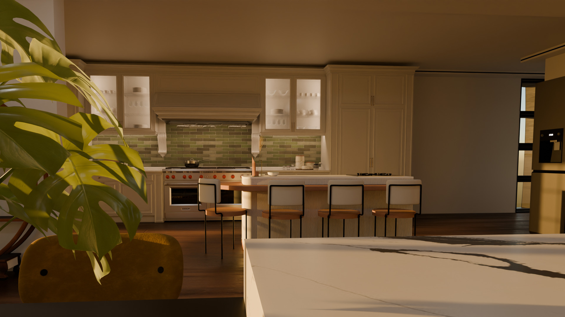 Modern House Interior 3D model_3