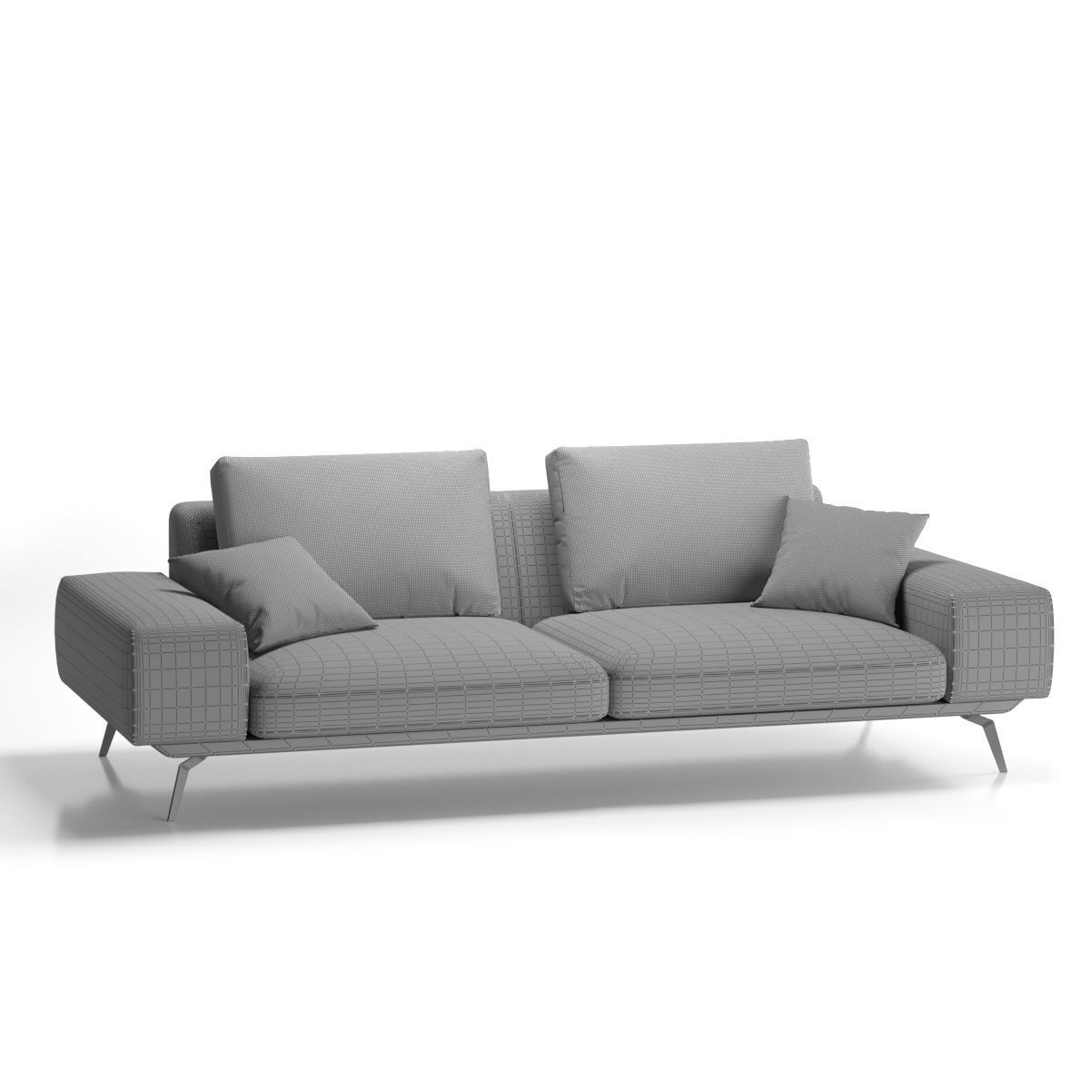 Sofa Rene Low-poly 3D model_2