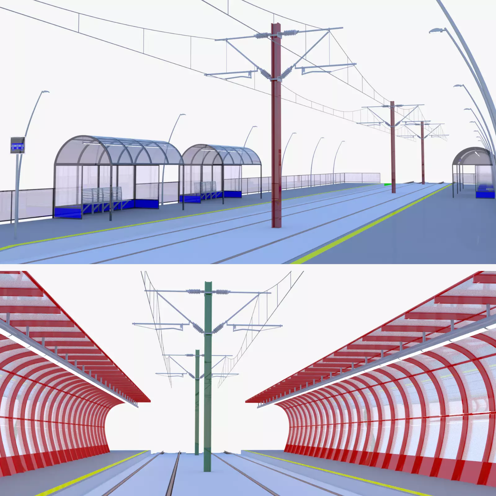 Tram stops collection _0