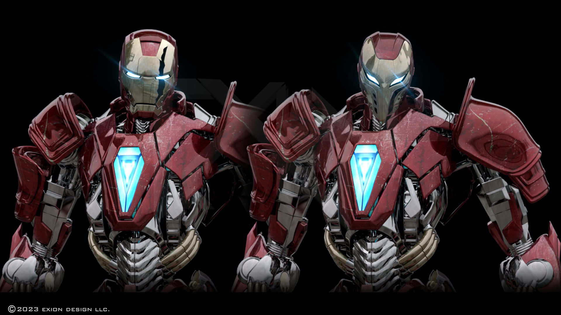 Iron Man MK00 Kenshi Armor 3D model_6