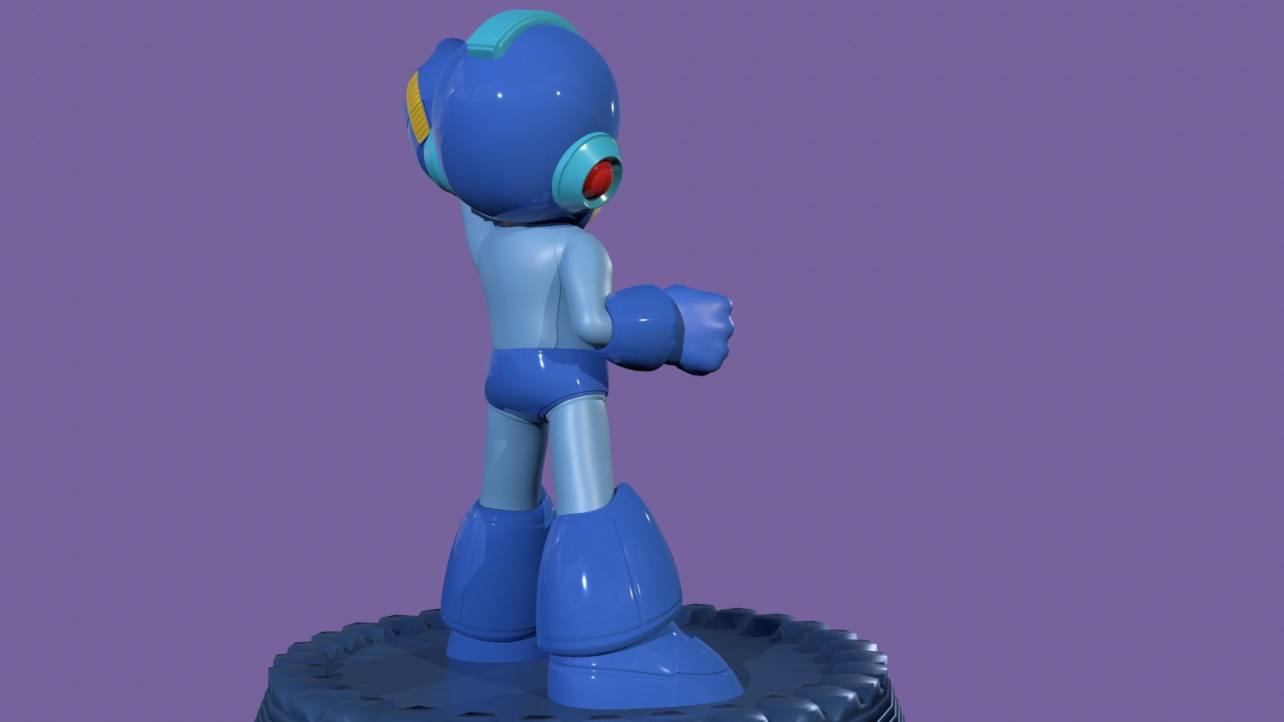 Megaman 3D print model_6