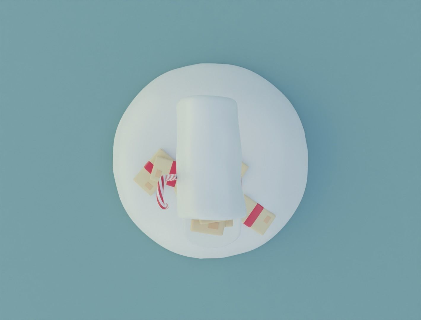 Christmas mailbox 3D model for 3D print 3D print model_2