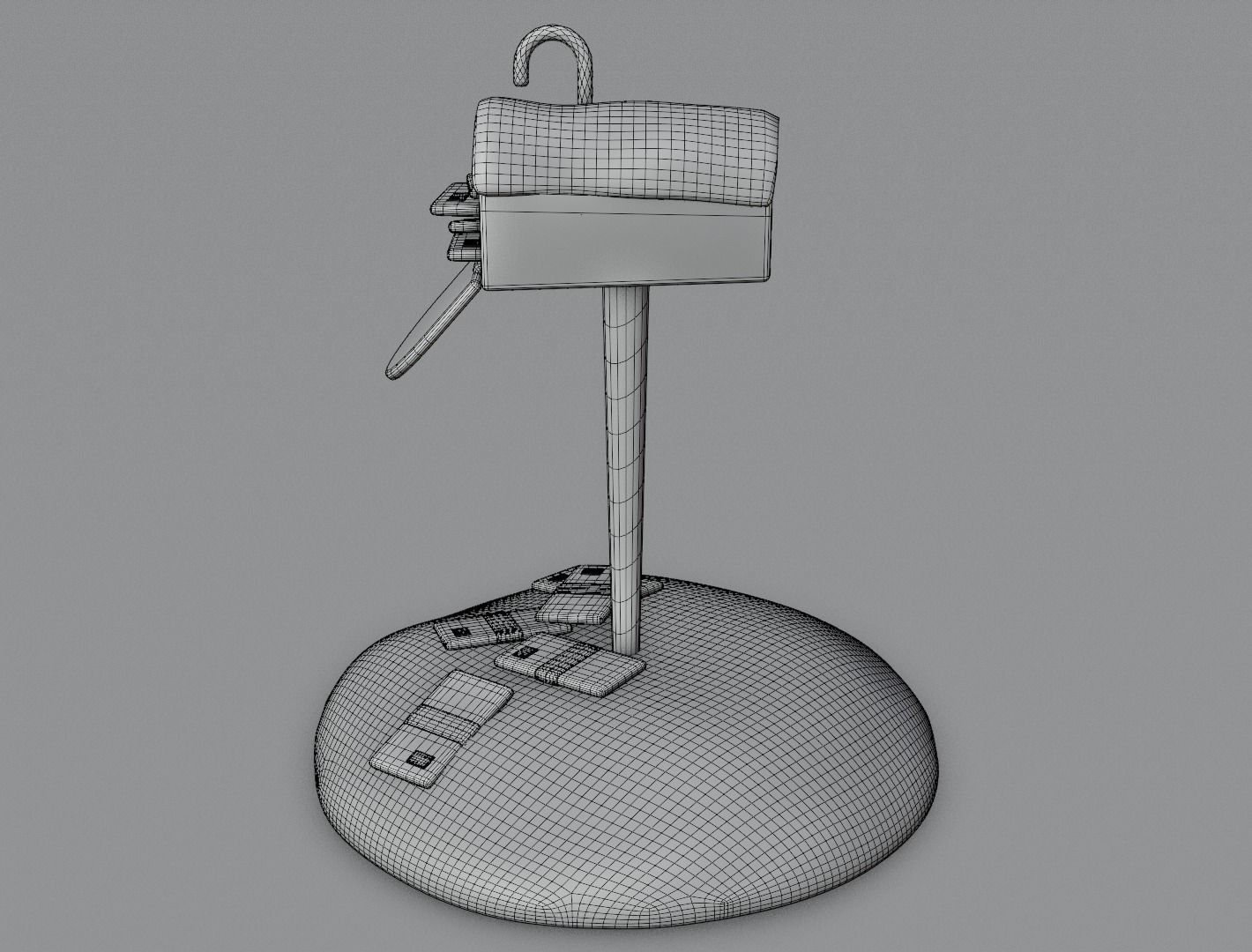 Christmas mailbox 3D model for 3D print 3D print model_14