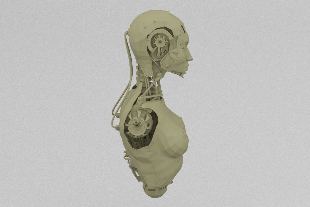 Robot 3D print model_5