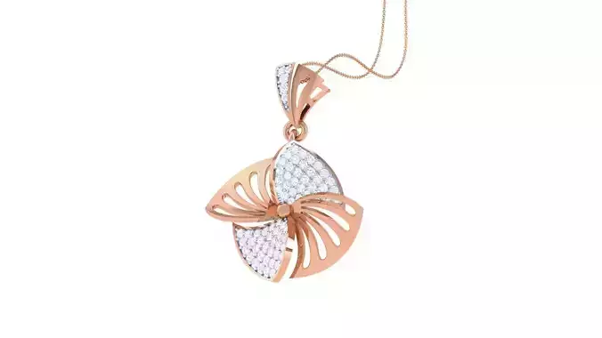 High Jewelry Pendant Earrings Set 3dm stl obj mtl gltf glb