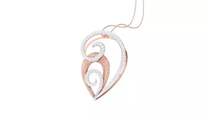 High Jewelry Pendant Earrings Set 3dm stl obj mtl gltf glb