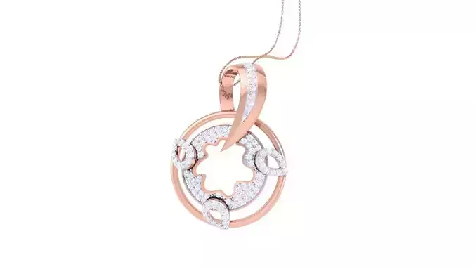 High Jewelry Pendant Earrings Set 3dm stl obj mtl gltf glb