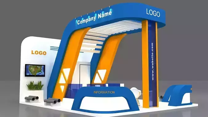 exhibition 3D model