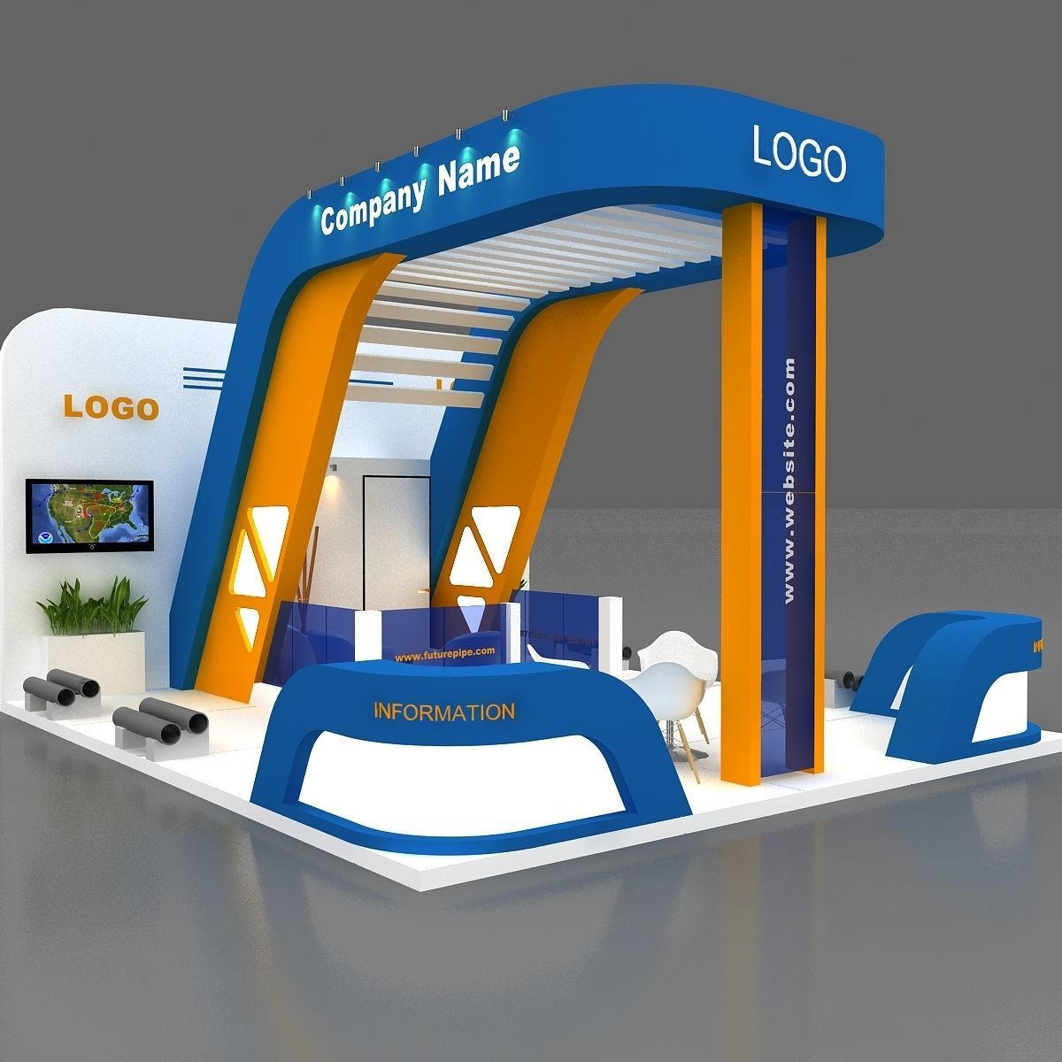 exhibition 3D model_6