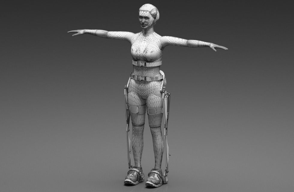 PARS - Personal Adaptive Robotic Suit 3D model_9