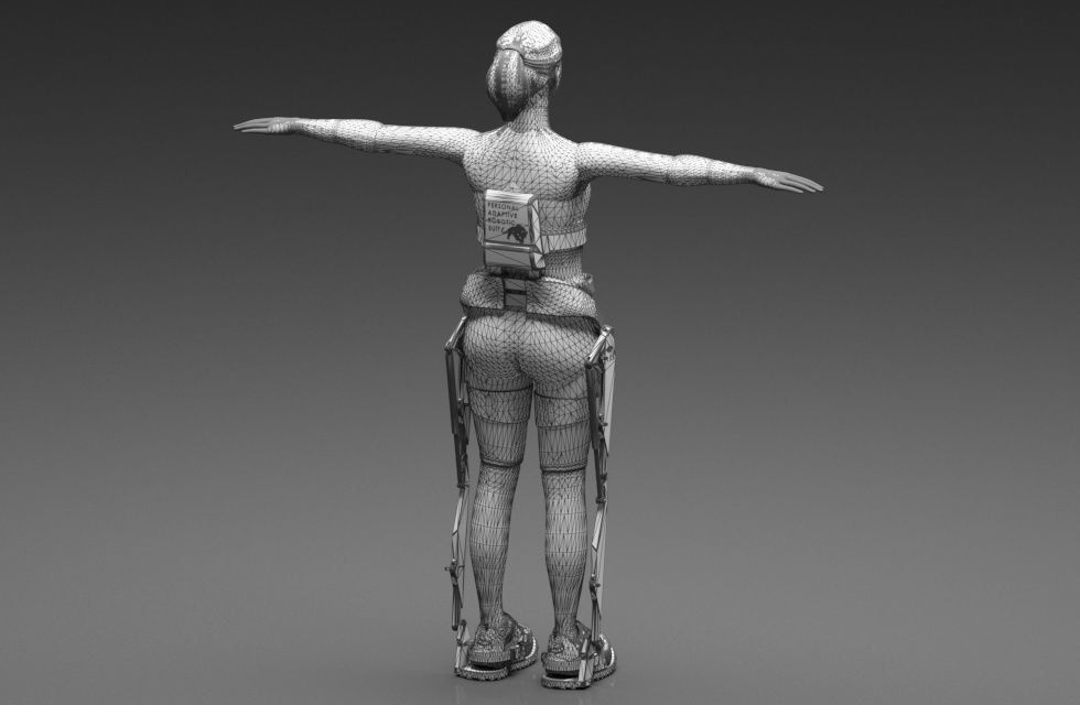 PARS - Personal Adaptive Robotic Suit 3D model_10