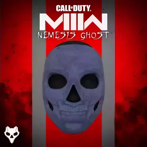 Call of duty Nemesis Ghost Mw3 Mask 3D print model