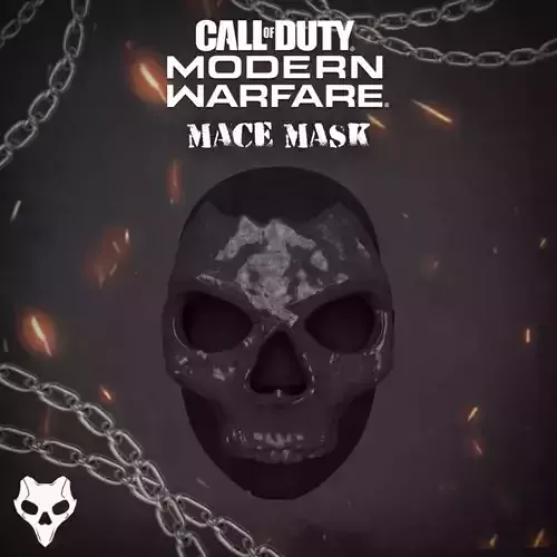 Call of Duty Mace Operator mask Ghost Mask 3D print model