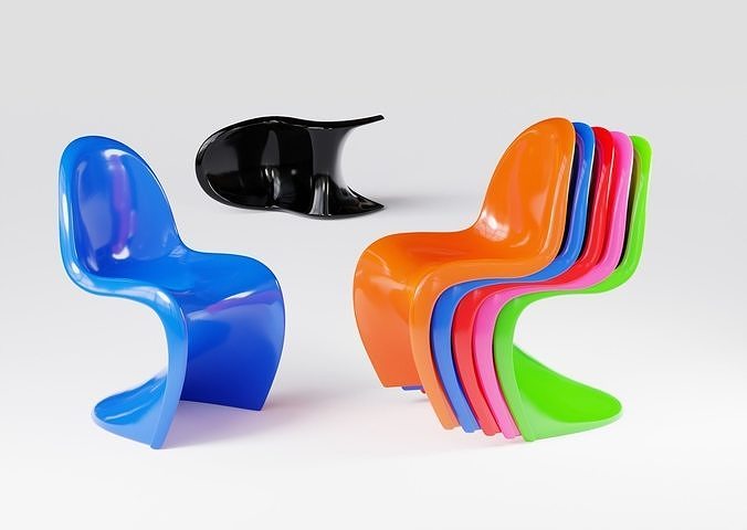 Panton Chair Stackable Spaceage Design