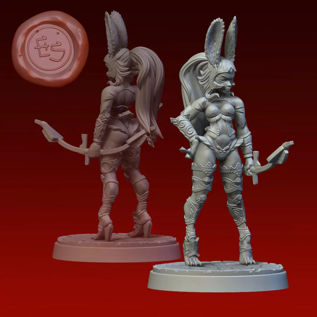 Fran - Final Fantasy XII - 32mm 3D Print Miniature 3D print model_0