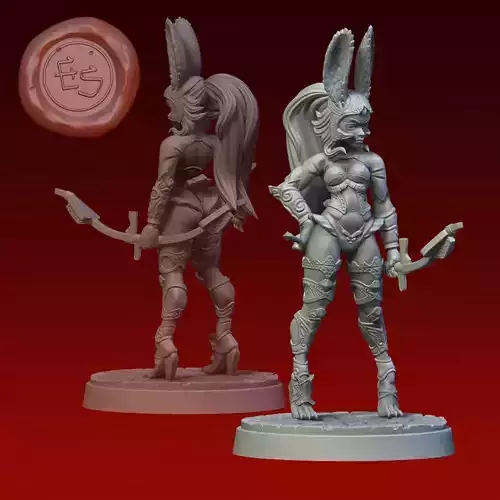 Fran - Final Fantasy XII - 32mm 3D Print Miniature 3D print model
