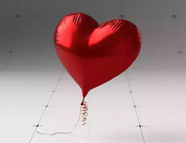 Heart Shaped Helium Balloon