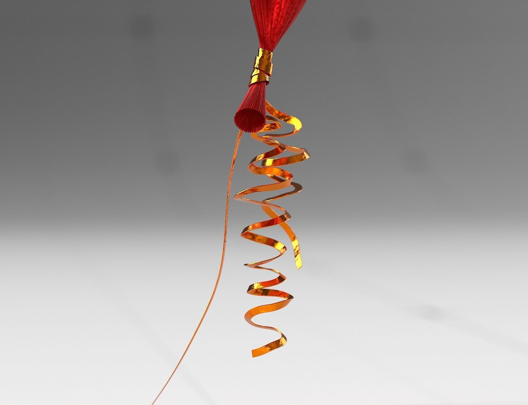 Heart Shaped Helium Balloon 3D model_8