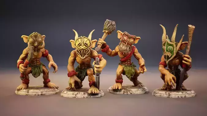 Tribal Goblin 4 - pack 