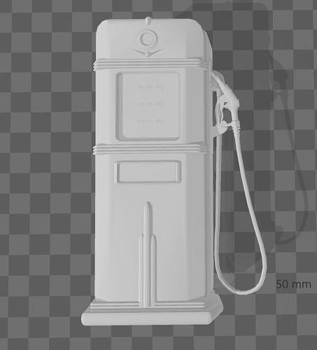VINTAGE GAS PUMP 3D model | CGTrader