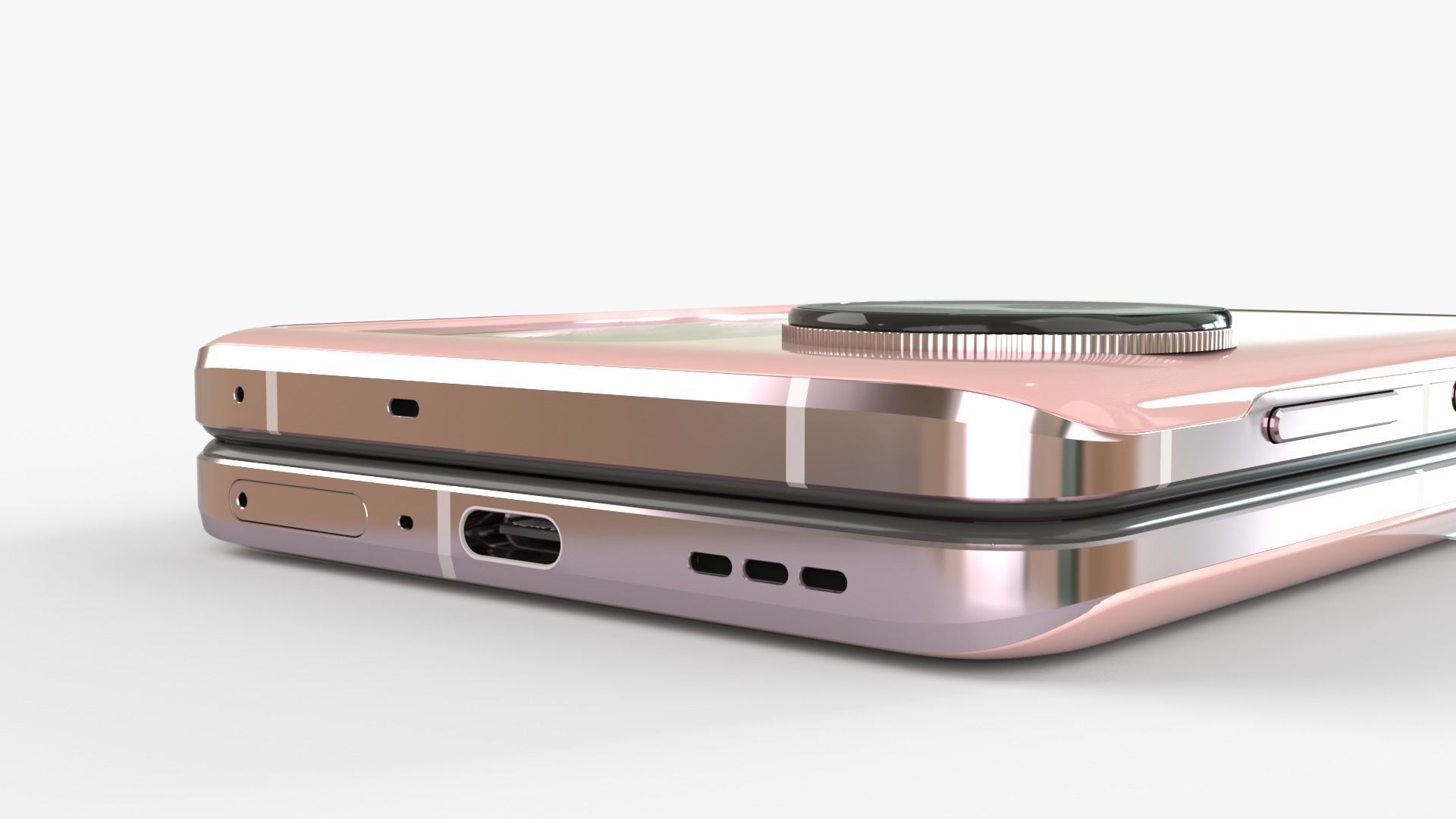 OPPO Find N3 Flip rigged animated  all colors 3D model_8