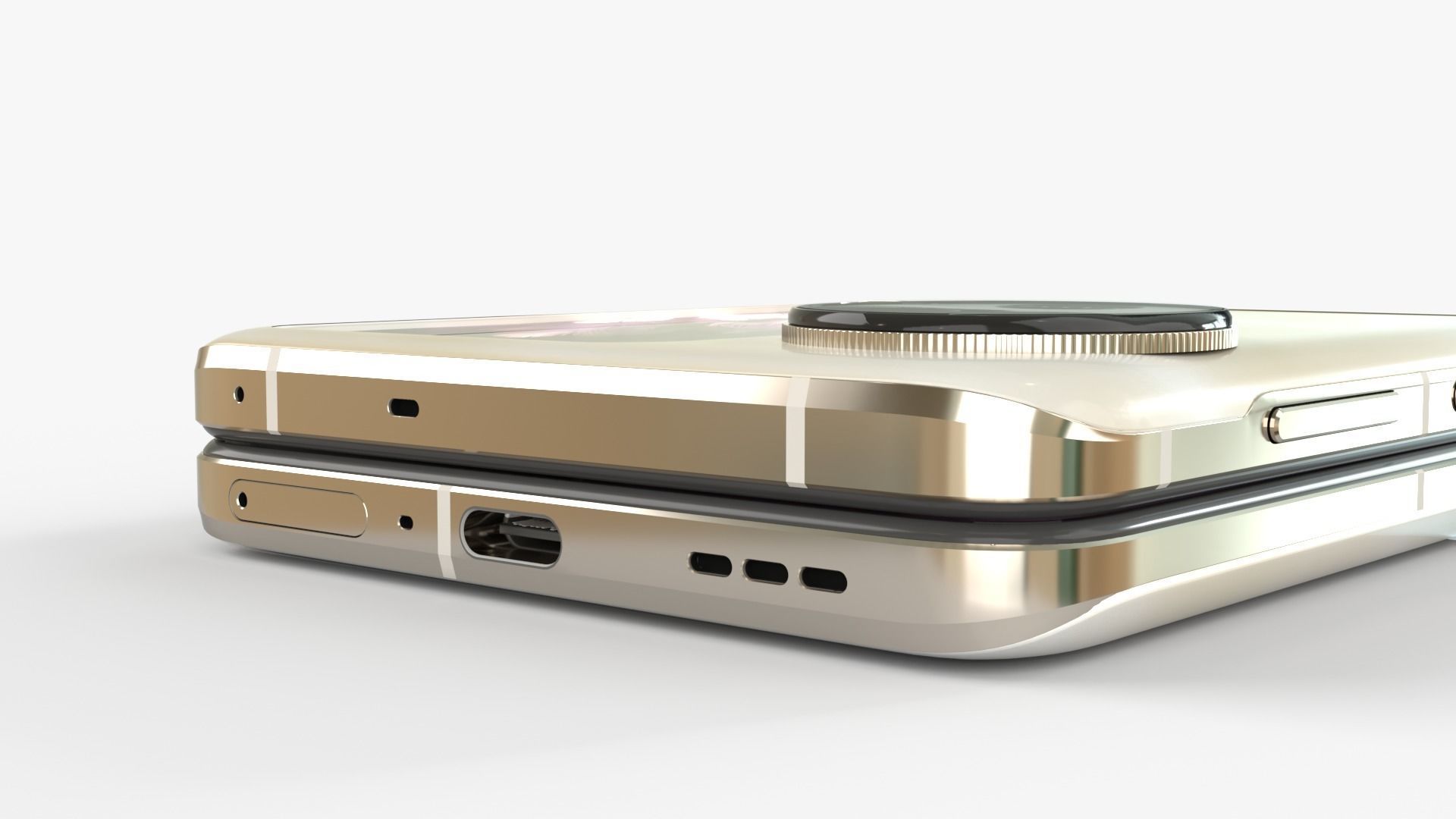 OPPO Find N3 Flip rigged animated  all colors 3D model_9