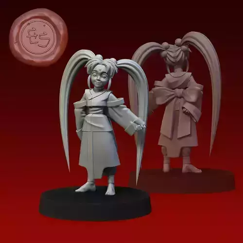Princess Sasami - Tenchi Muyo - 32mm 3D Print Miniature 3D print model