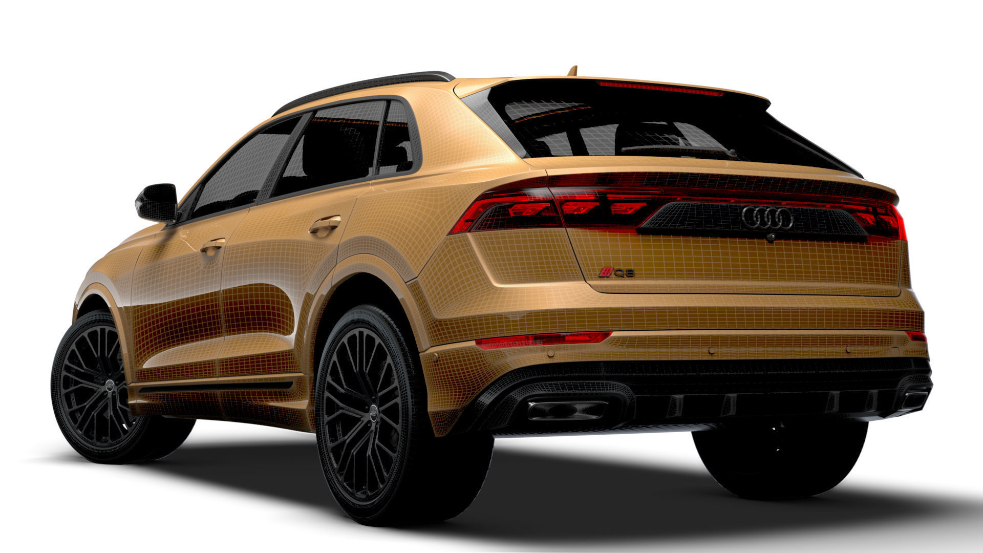 Audi Q8 55 TFSI quattro S line 2024 3D model_16