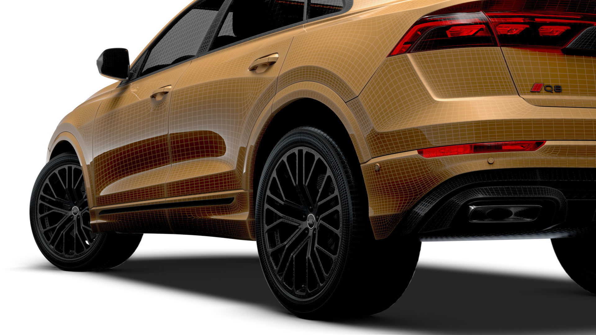 Audi Q8 55 TFSI quattro S line 2024 3D model_17