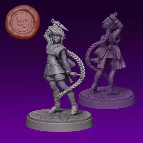 Makimachi Misao - Rurouni Kenshin - 32mm 3D Print Miniature 3D print model