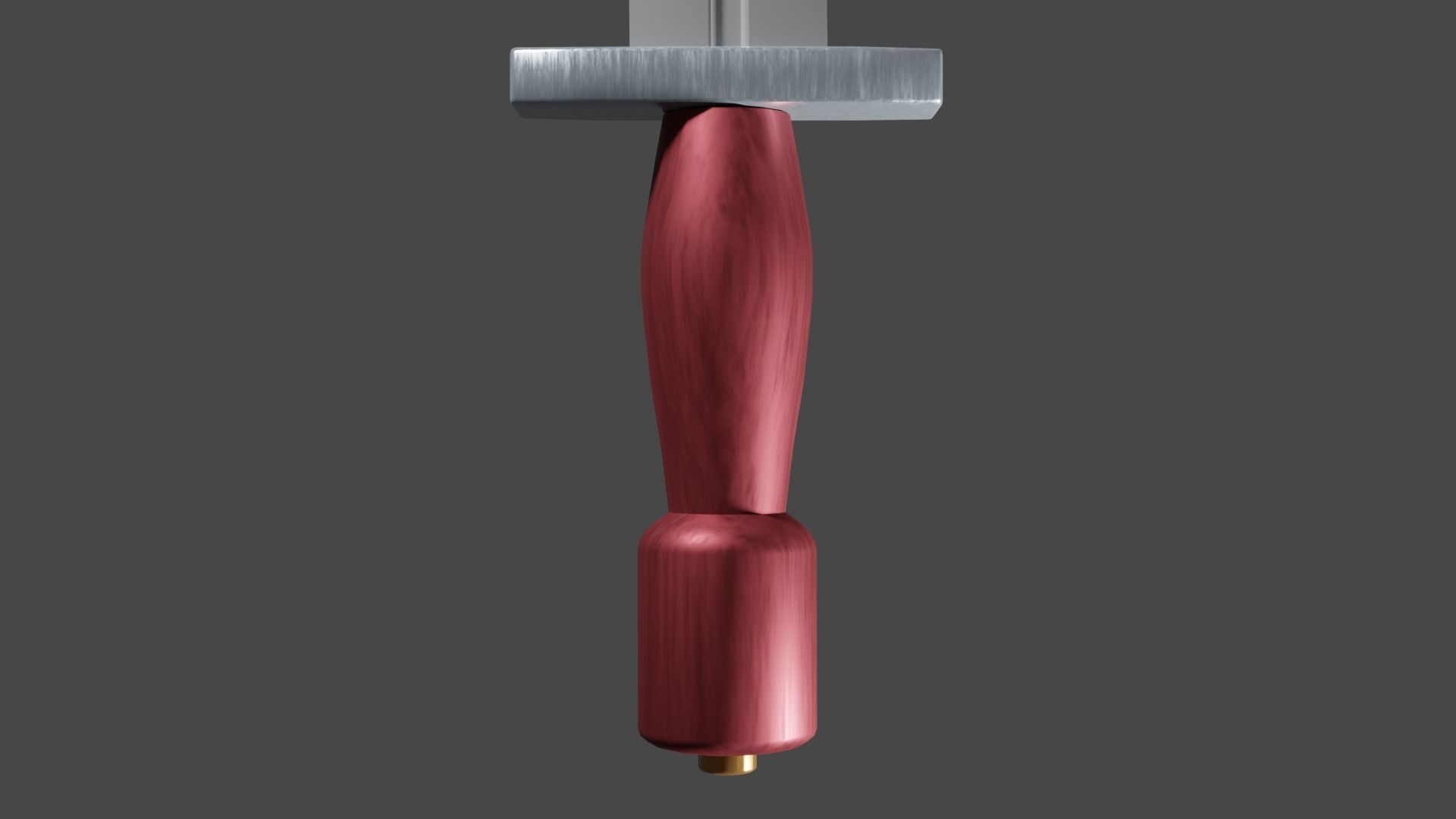 Caroling sword with Xyphos handle Low-poly 3D model_9