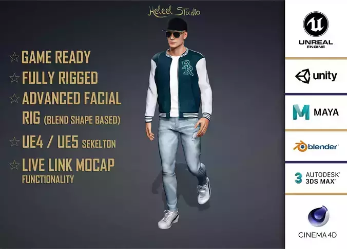 High Quality Male baseball Jacket