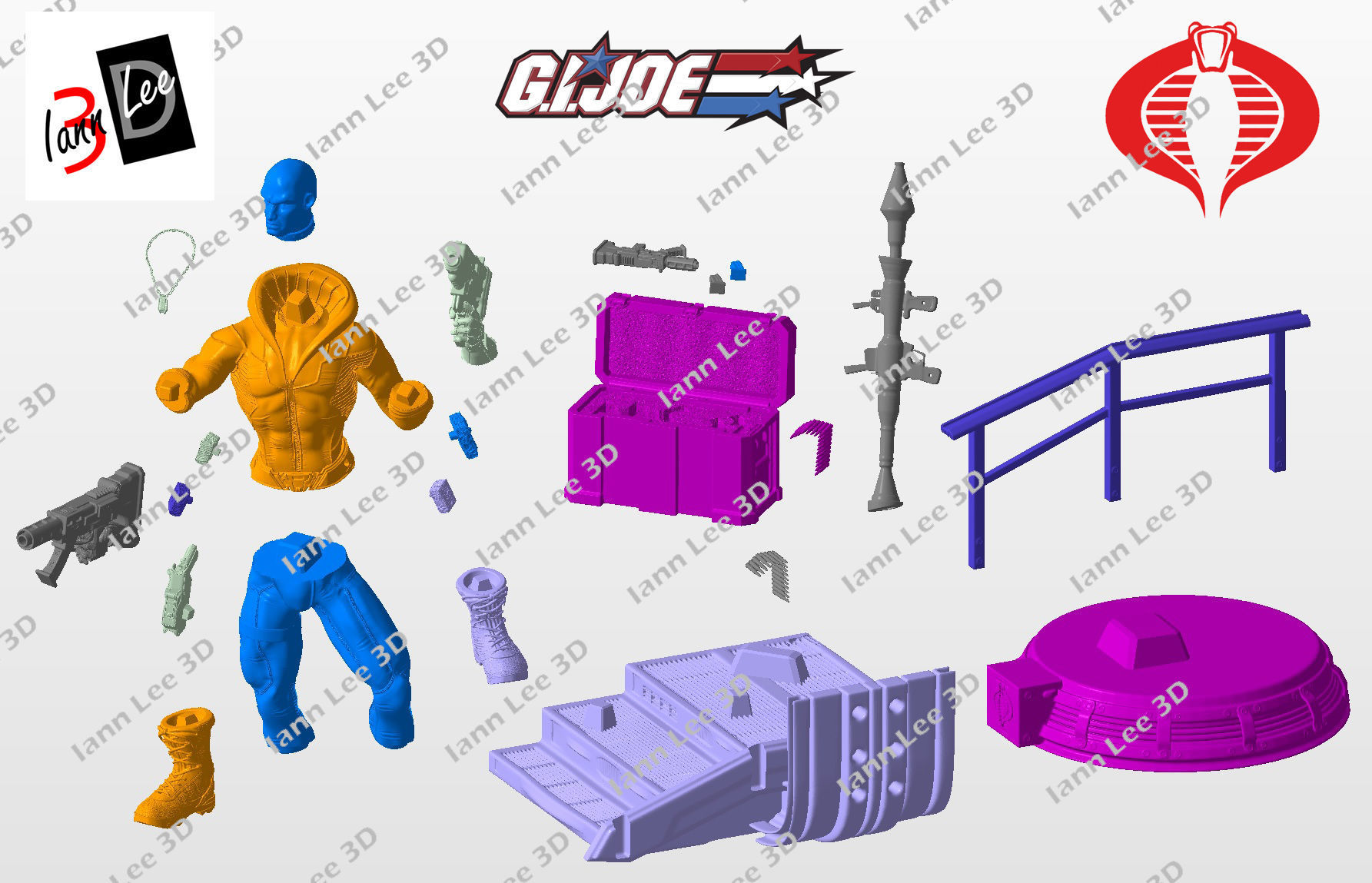 Destro Cobra GI JOE 3D print model_6