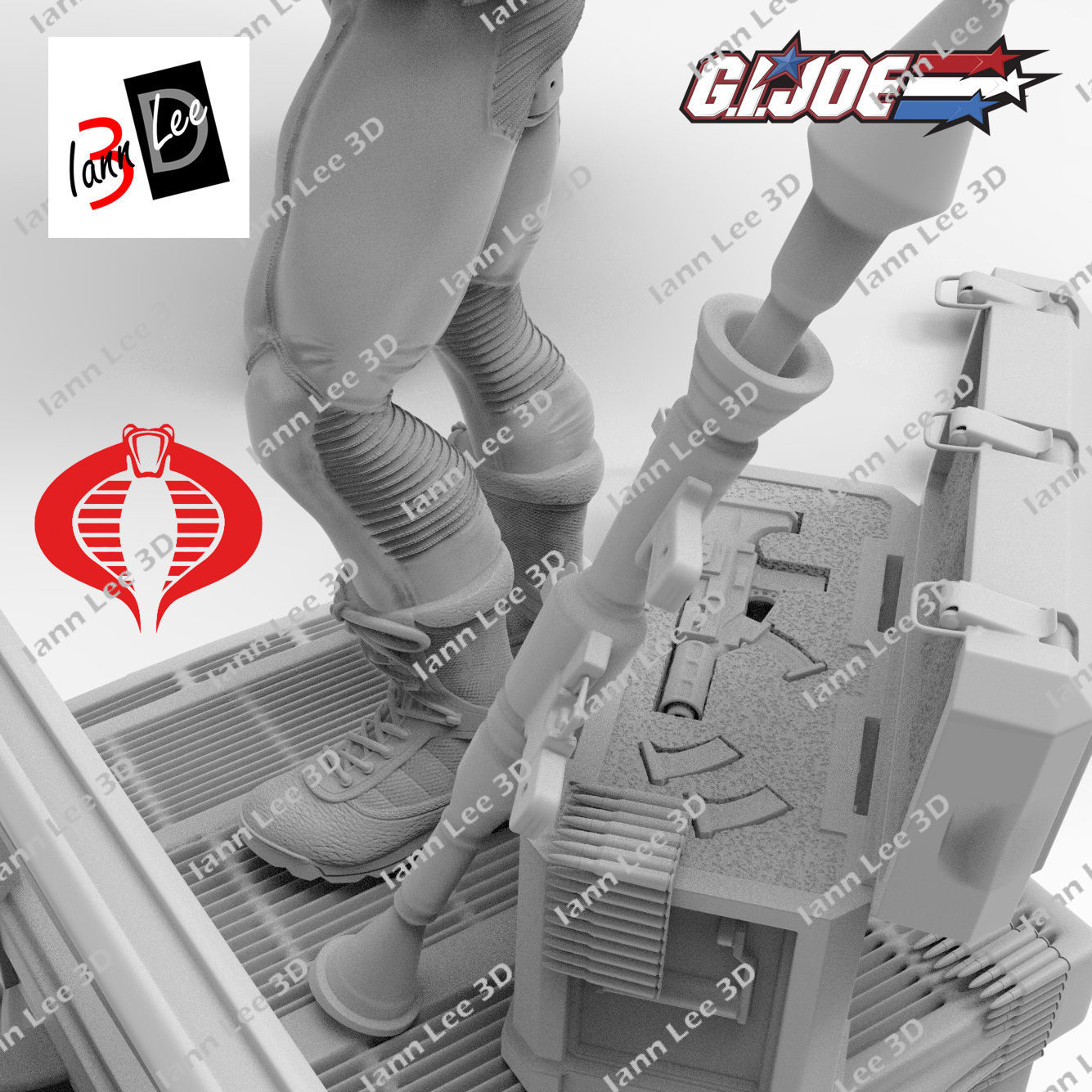 Destro Cobra GI JOE 3D print model_7