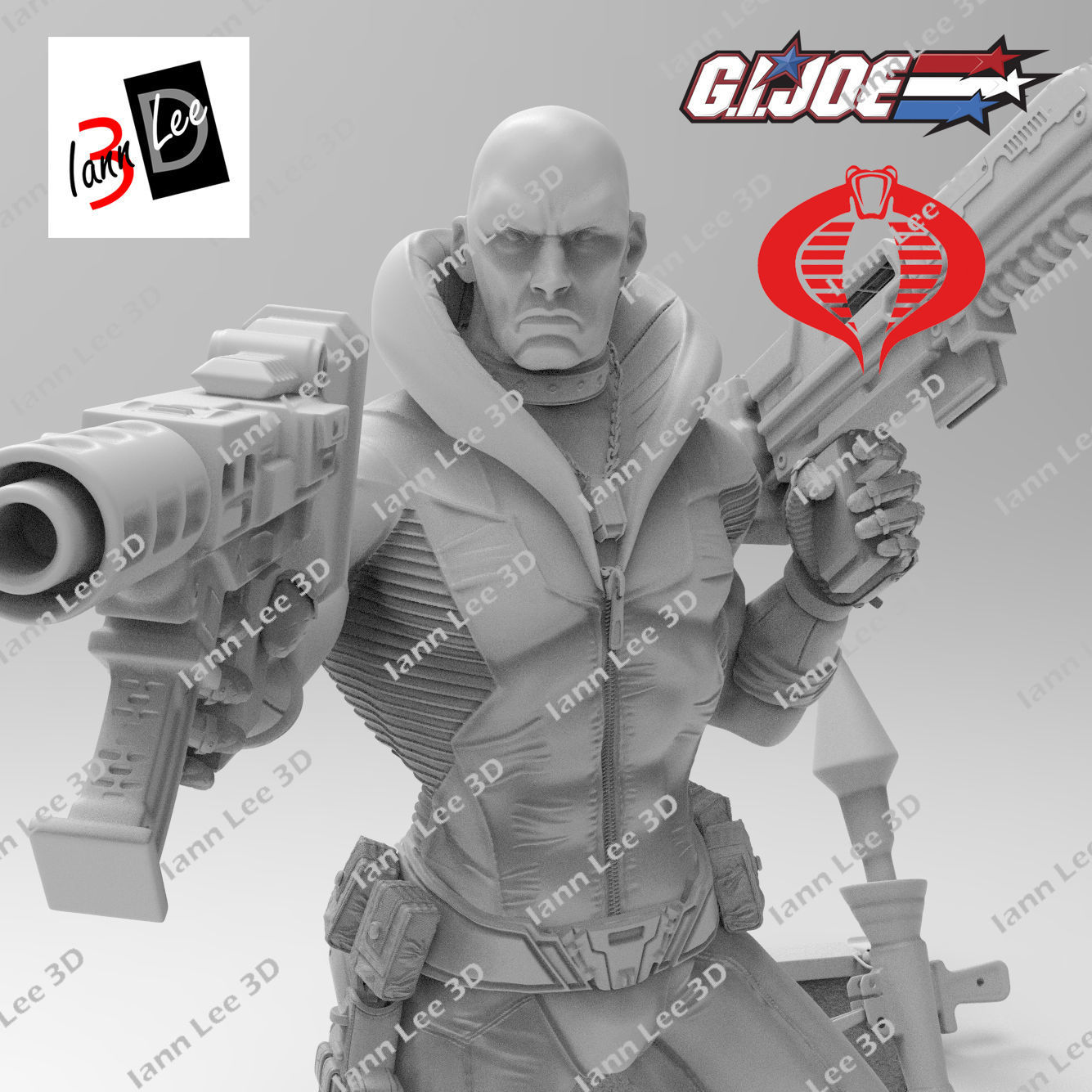 Destro Cobra GI JOE 3D print model_9