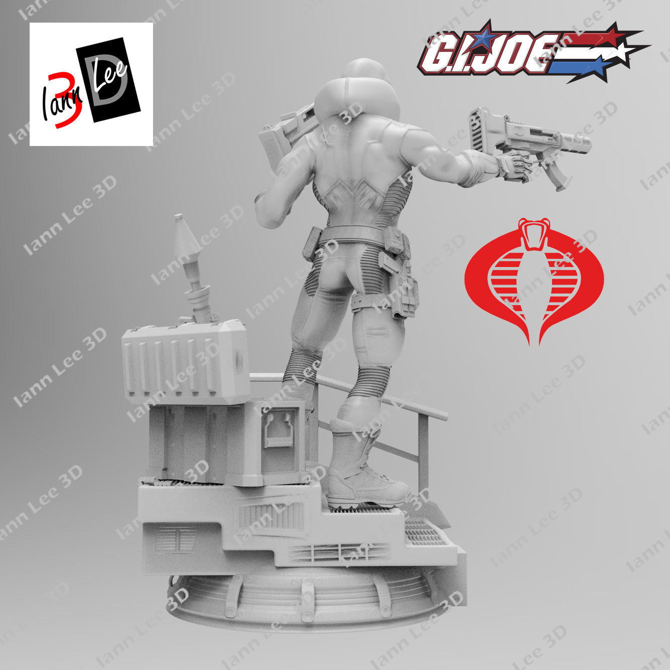 Destro Cobra GI JOE 3D print model_4