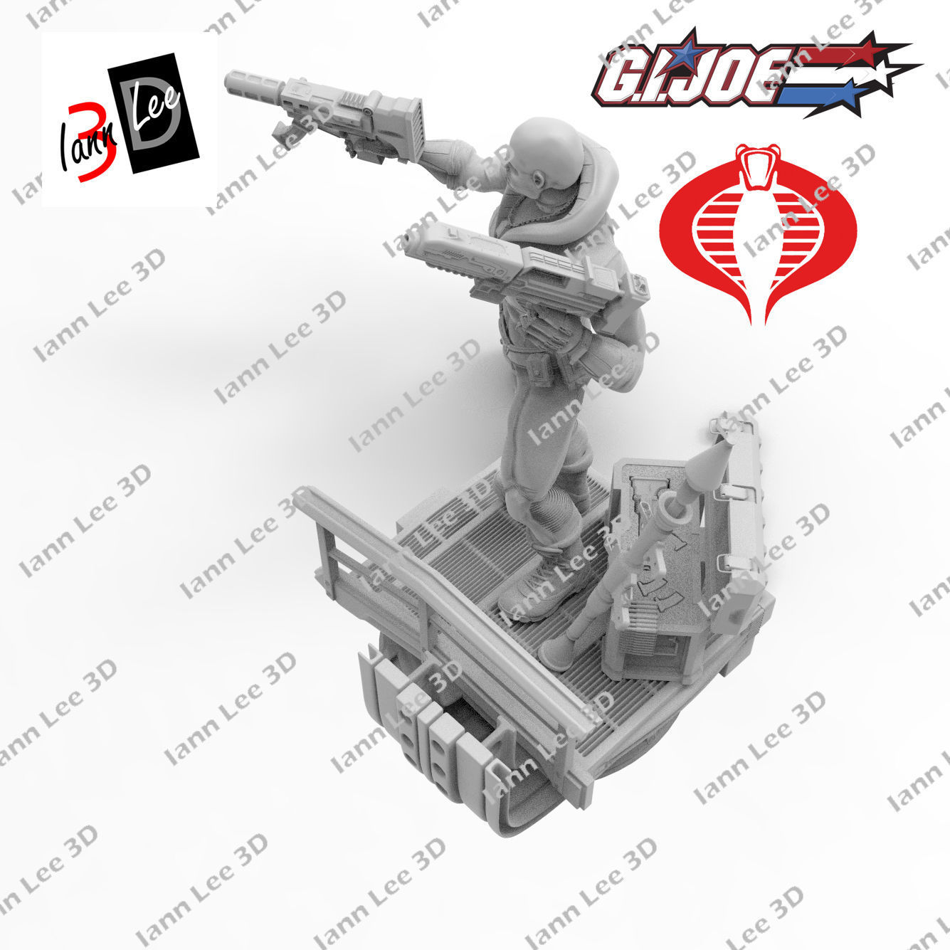 Destro Cobra GI JOE 3D print model_5